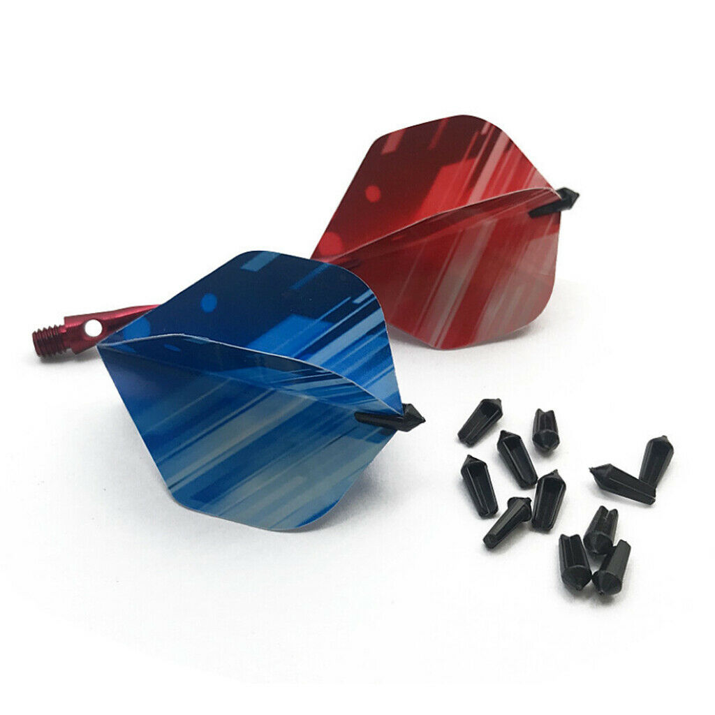 40x Nylon Dart Flights Protectors Tail Wing Protective Replacement Savers