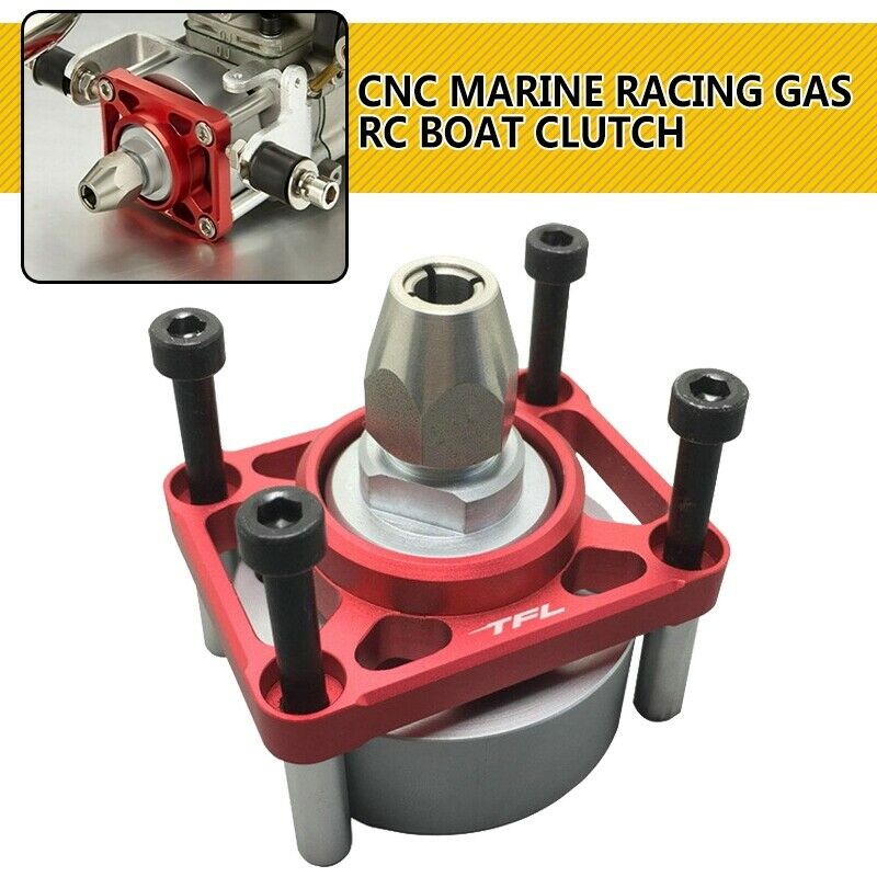 Aluminum CNC Clutch Set for 23cc-26cc Zenoah Marine Racing Gas RC Boat Engine