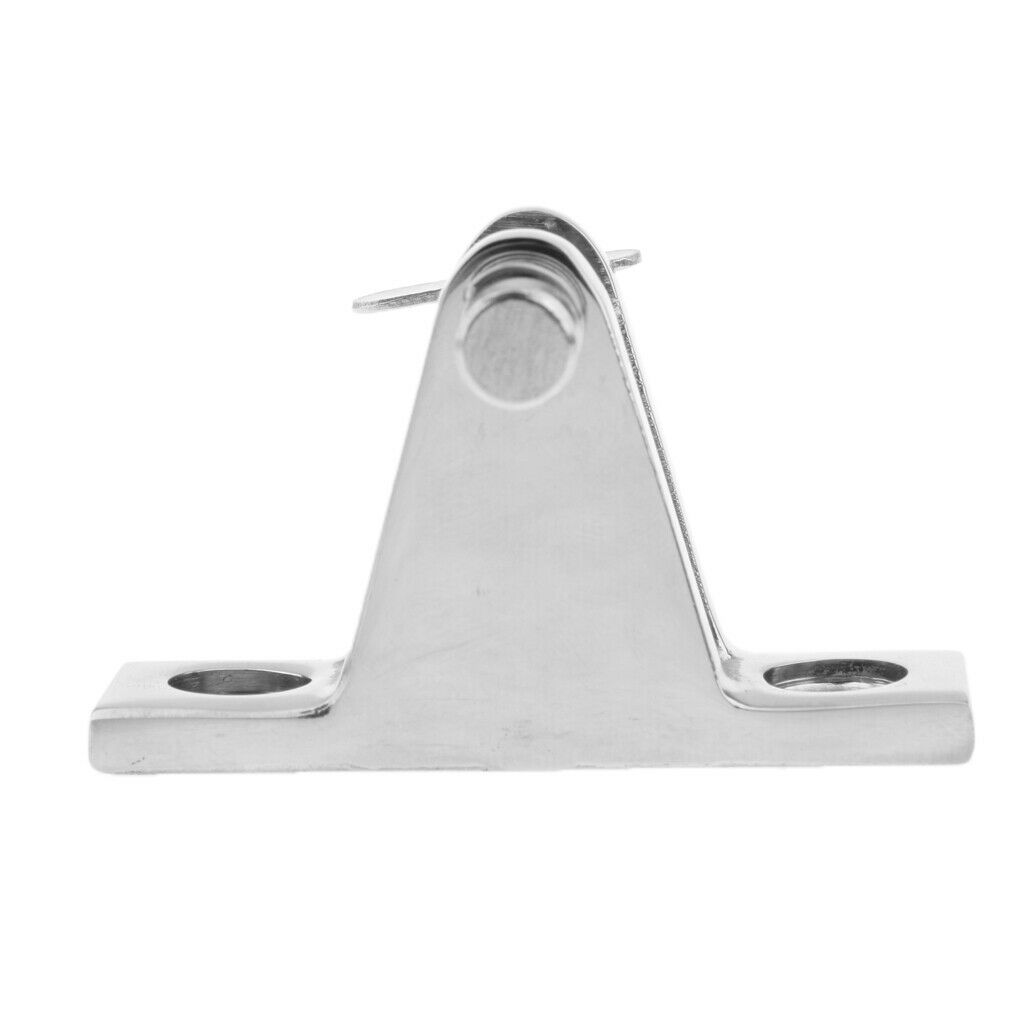 316 Stainless Steel Deck Hinge Boat Bimini Top Fitting 90 Degree Quick Pin