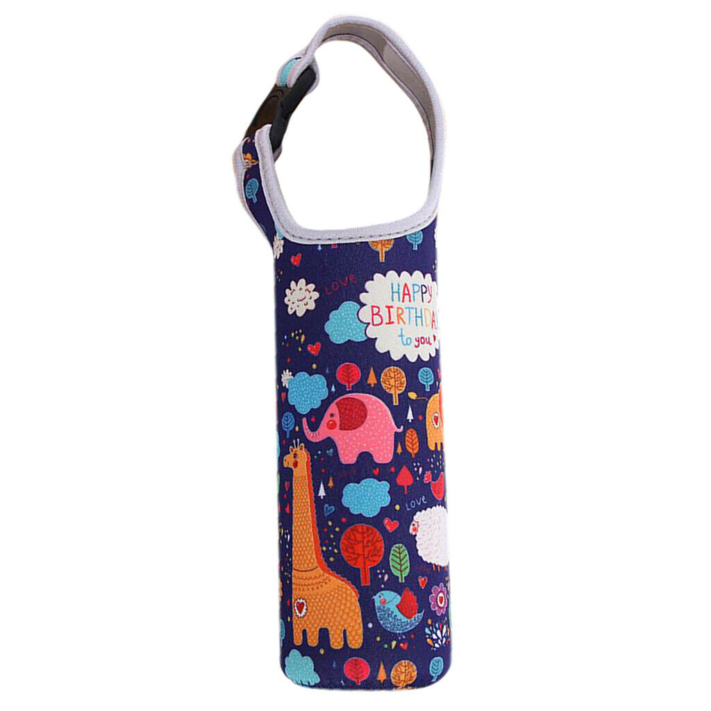 2 Pieces Kid Student Multicolor Insulation Tumbler Cups Sleeve Holders