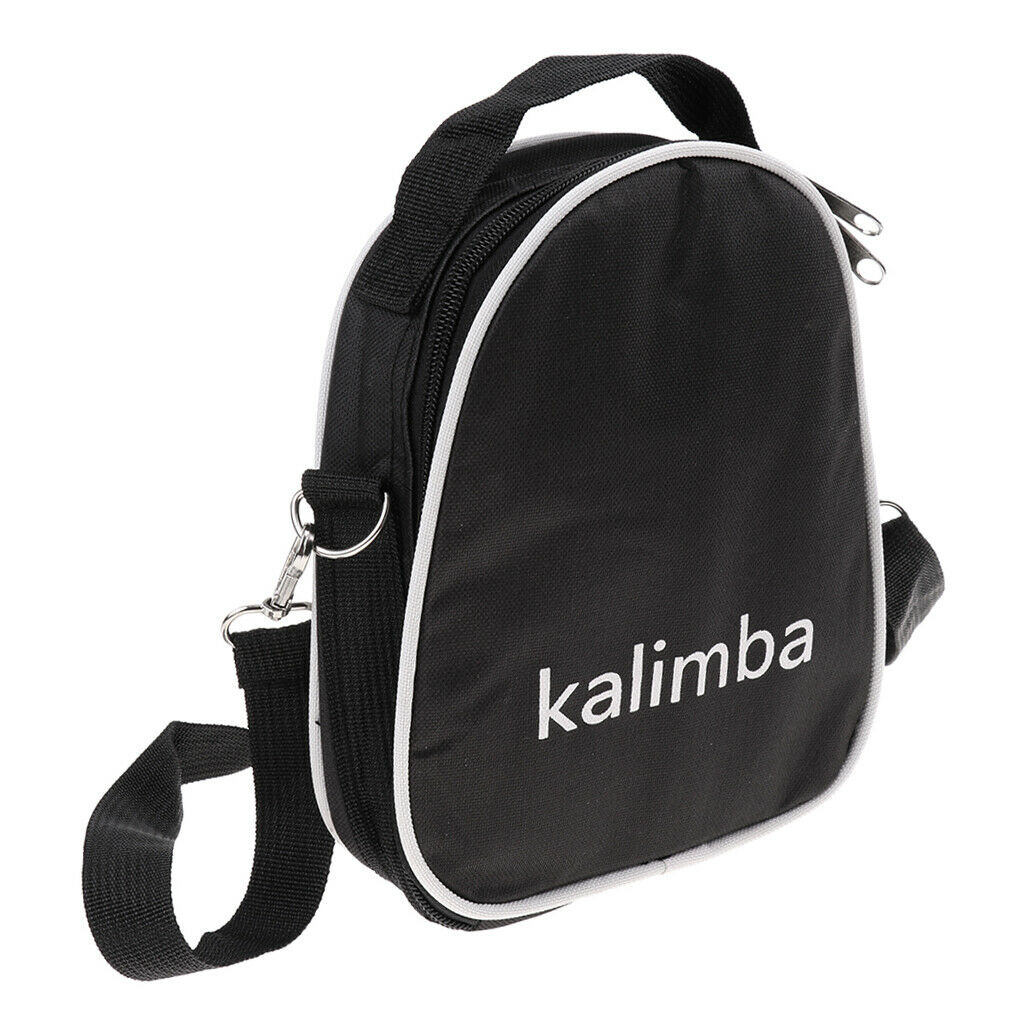 Thumb Piano Shoulder Bag Kalimba Musical Instrument Parts Black Bag