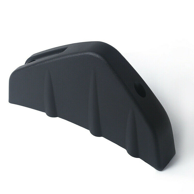 Black Car Rear Bumper Lip Diffuser Shark Fins Splitter Spoiler Kit Universal Fit