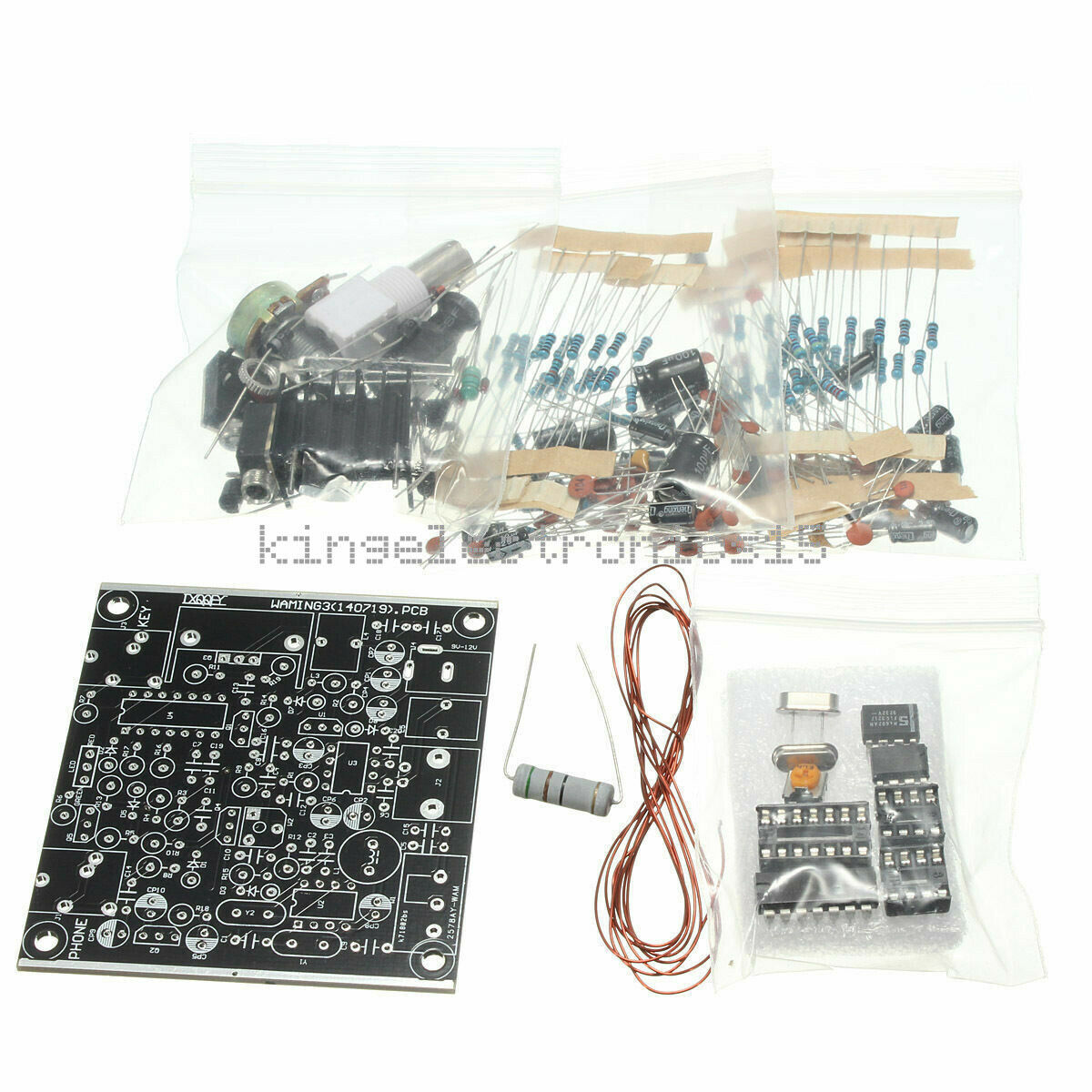 1PCS Frog Sounds HAM Radio QRP Telegraph CW Transceiver Receiver Radio Station