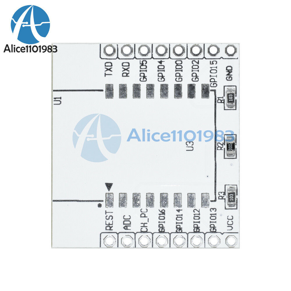 2PCS ESP8266 Serial WIFI Module Adapter Plate for ESP-07 ESP-08 ESP-12
