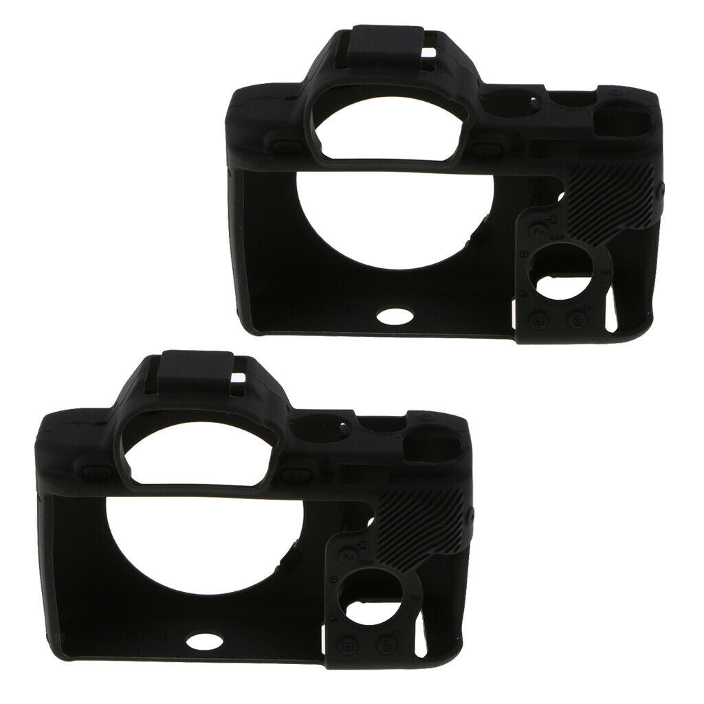 2 Pack Dustproof Silicone Skin Case Housing Shell for Sony A7S A7 A7R Mirrorless