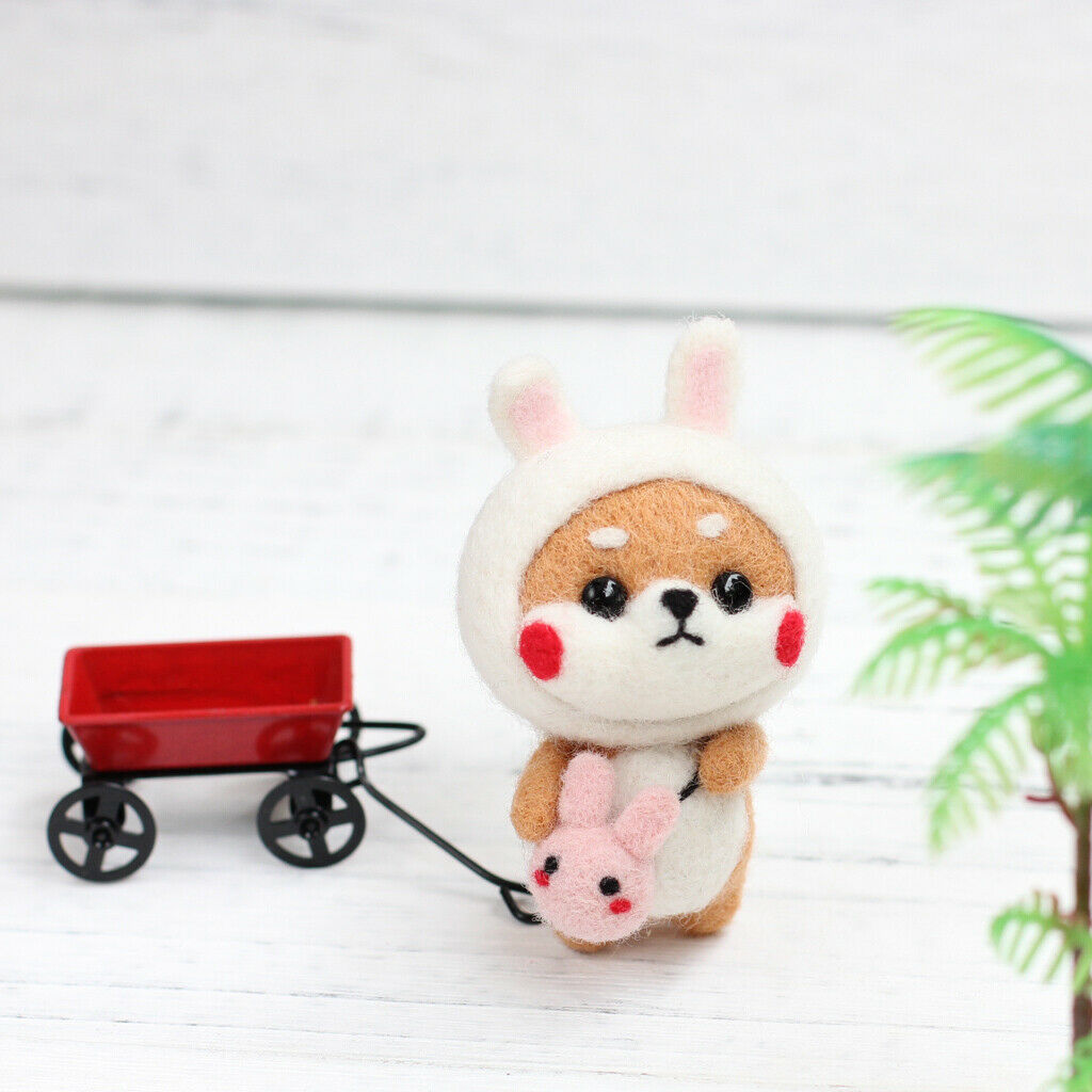 Lovely Dog Needle Felting Kit For Beginners with Basic Tools and Tutorials 5