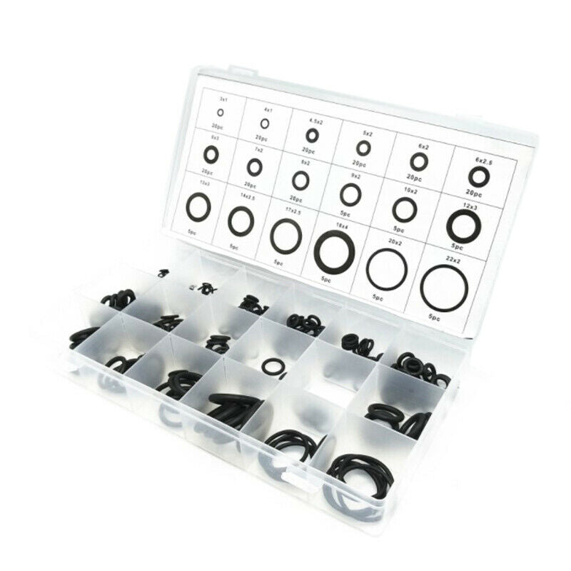 225Pcs Rubber O Ring O-Ring Washer Seals Watertightness AssortmentBDAU