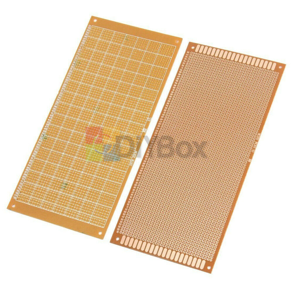 5PCS 10x22cm Soldering Prototype Copper PCB Board Single Side Universal 2.54mm
