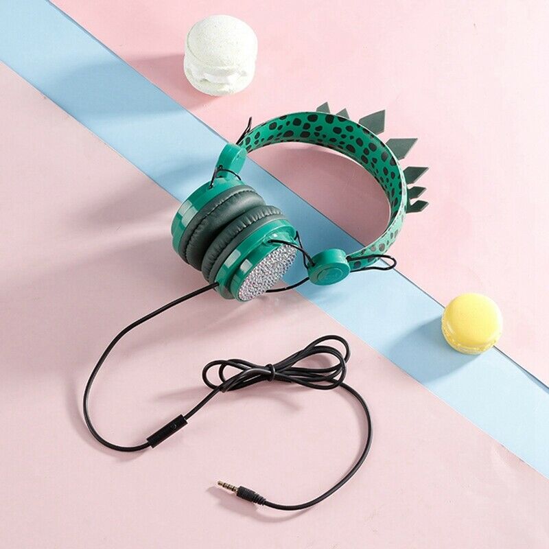 Cartoon Headset Dinosaur Shape Children's Headset Computer Game Headset Sui H2D6