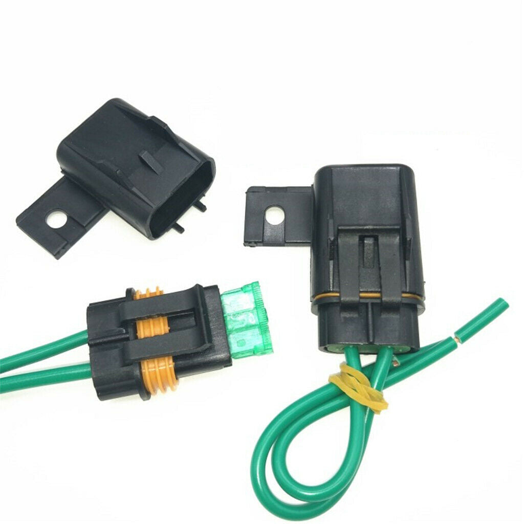 1 Set Waterproof Car Boat In-Line Fuse Holder and 30Amp Medium  Fuse