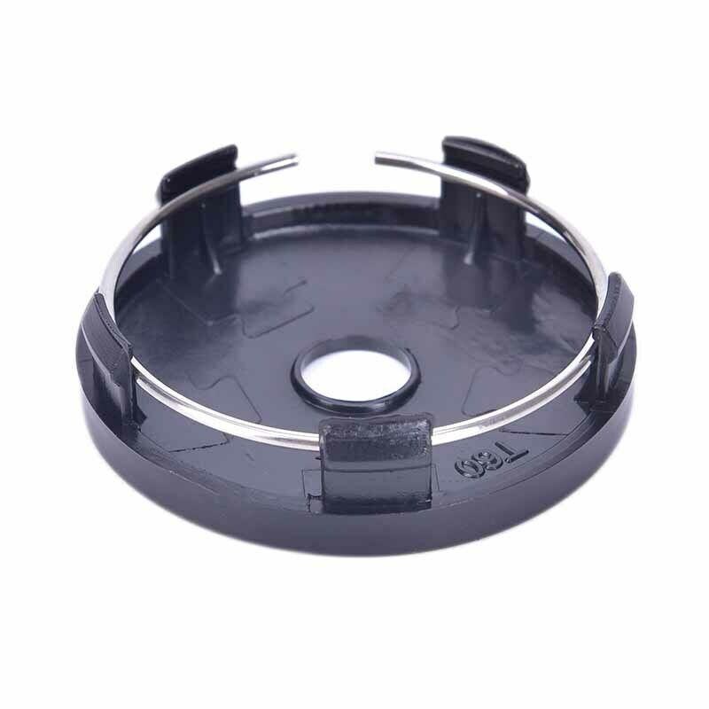 2x 60x58mm Universal Carbon Fiber Surface Auto Wheel Center Hub Caps Cove.l8