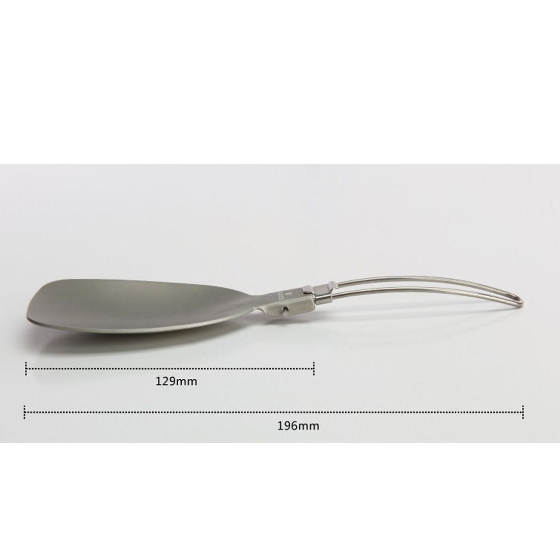 New Aluminium Folding Cooking Rice Spoon Retort Food Spatula Nonstick Camping