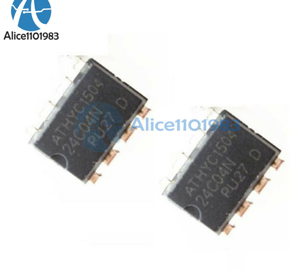 10PCS IC AT24C04 AT24C04N AT24C04N DIP-8 EEPROM 4KBIT 400KHZ