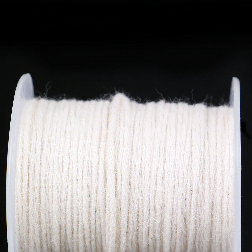 61m Cotton Braid Candle Wick Core Spool Non-smoke DIY Oil Lamps Supplies F_WF
