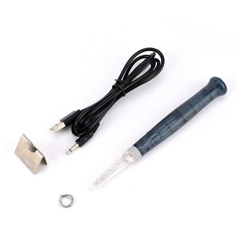 USB Soldering Pen 5V Phone Electric Soldering Iron Powered Tip Touch Switch Kit