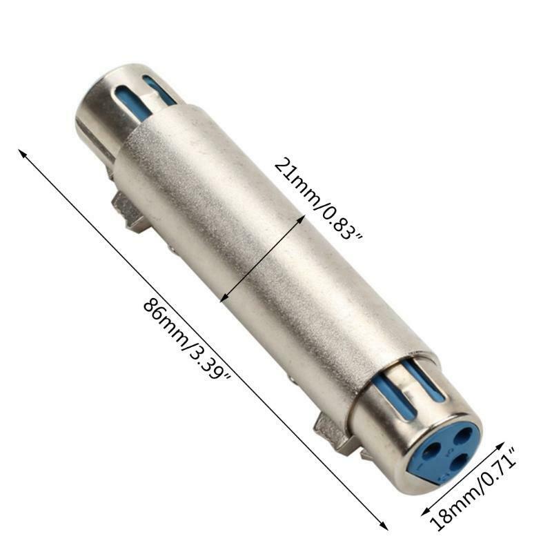 Mic Adapter Connector XLR Female To XLR Female Connectors