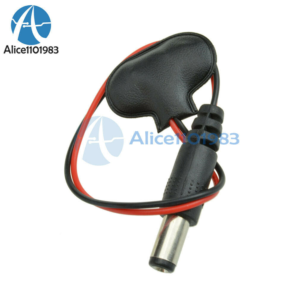 2PCS T type 9V DC Battery Power Cable Barrel Jack Connector for Arduino DIY