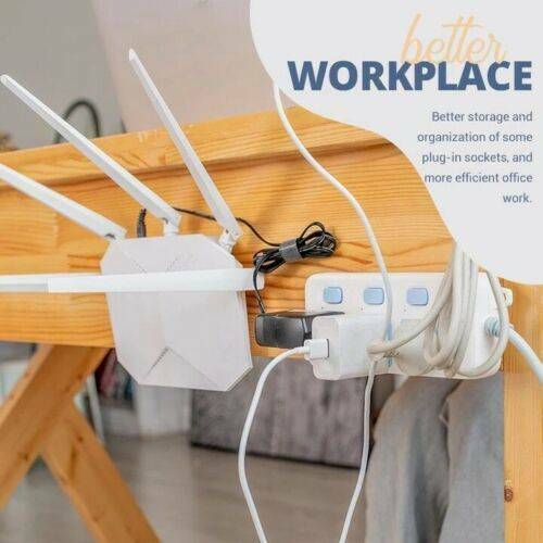 10x Adhesive Sticky Hooks Heavy Duty Wall Seamless Hooks Hangers Transparent