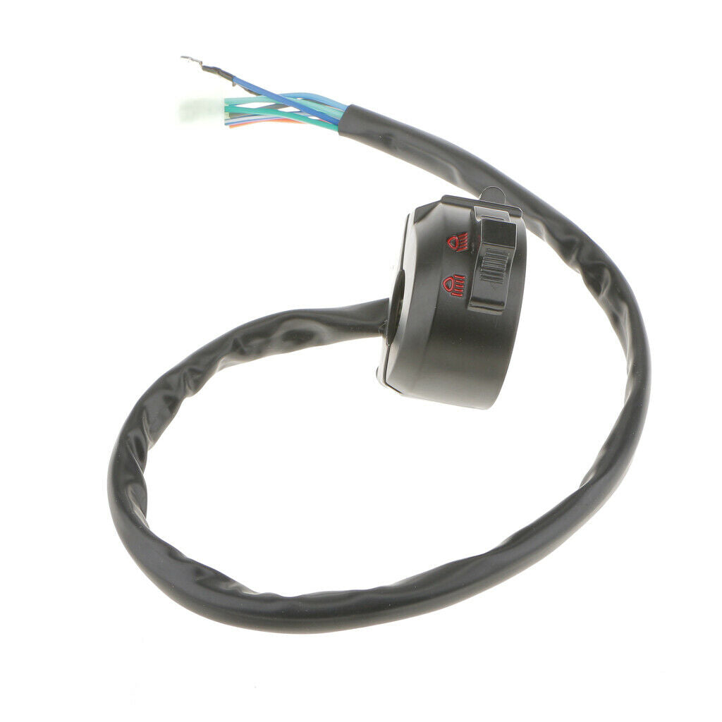 Universal Handlebar Left Side Control Switch ON-OFF Button for 7/8inch