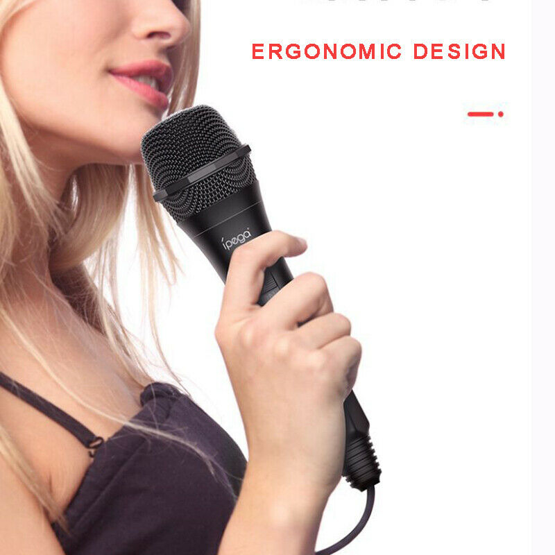 USB Wired Microphone High Performance MIC for Switch PS4 Wii U Sing Games Mic A+