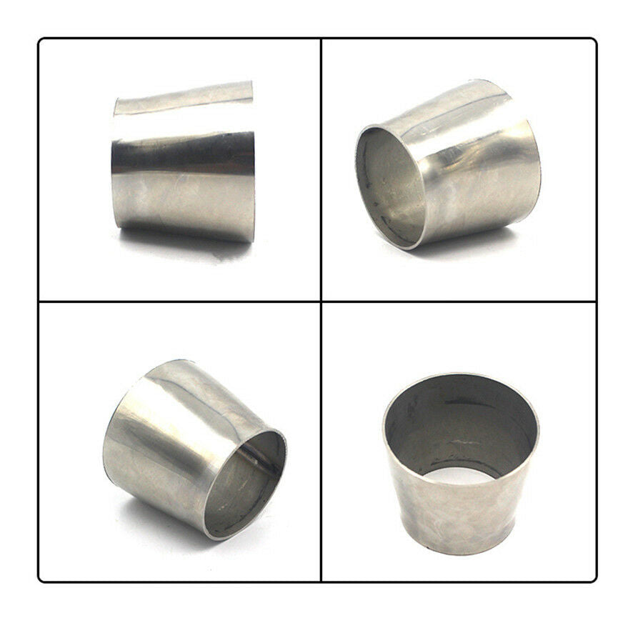 Stainless Steel Weldable Car Exhaust Pipe Reducer Adapter 2.5'' 63mm to 3'' 76mm