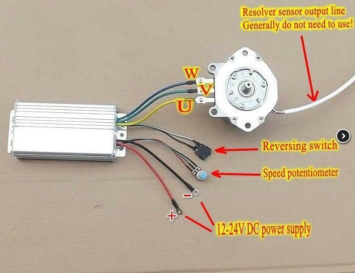 1pcs DC12V-24V brushless motor controller High Power Driver 360W-700W 30A