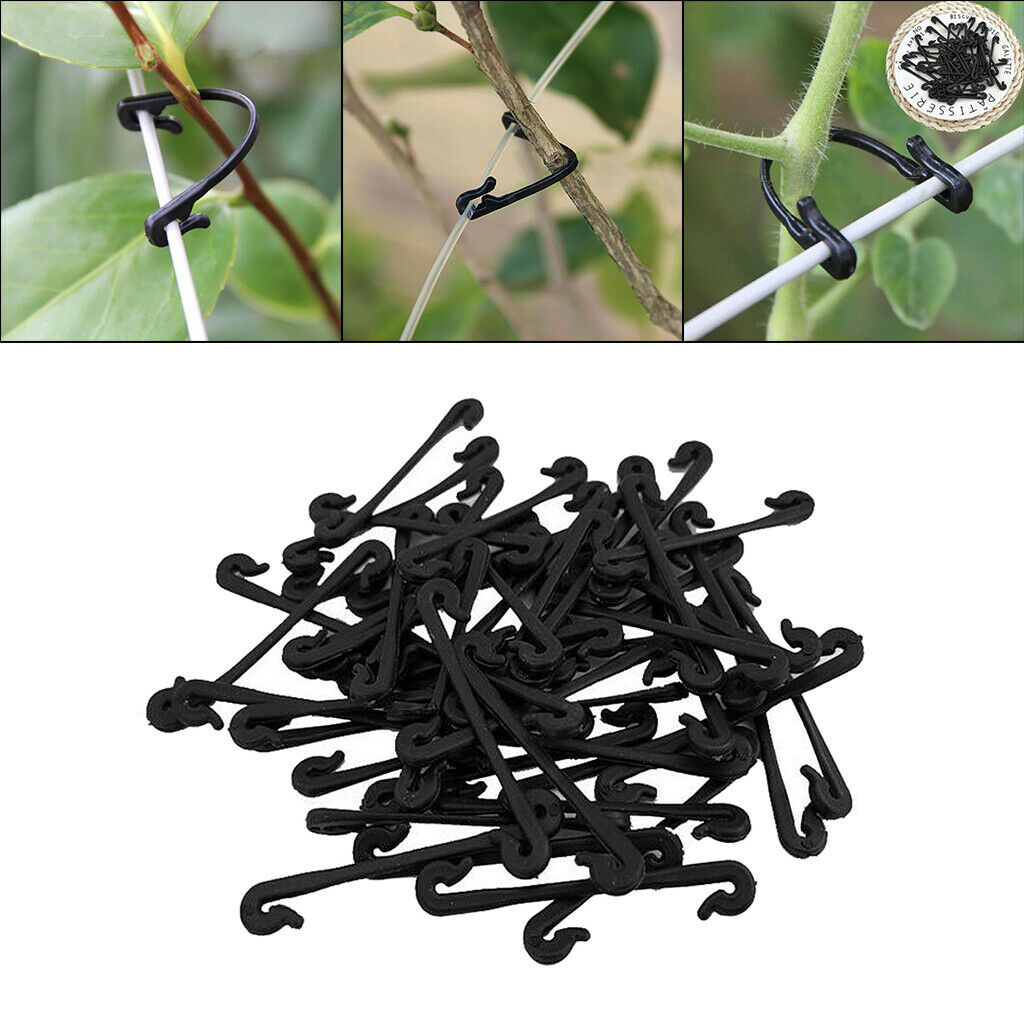 200pcs Vines Fastener Clips Grape Tomato Support Clips for Planting Plants
