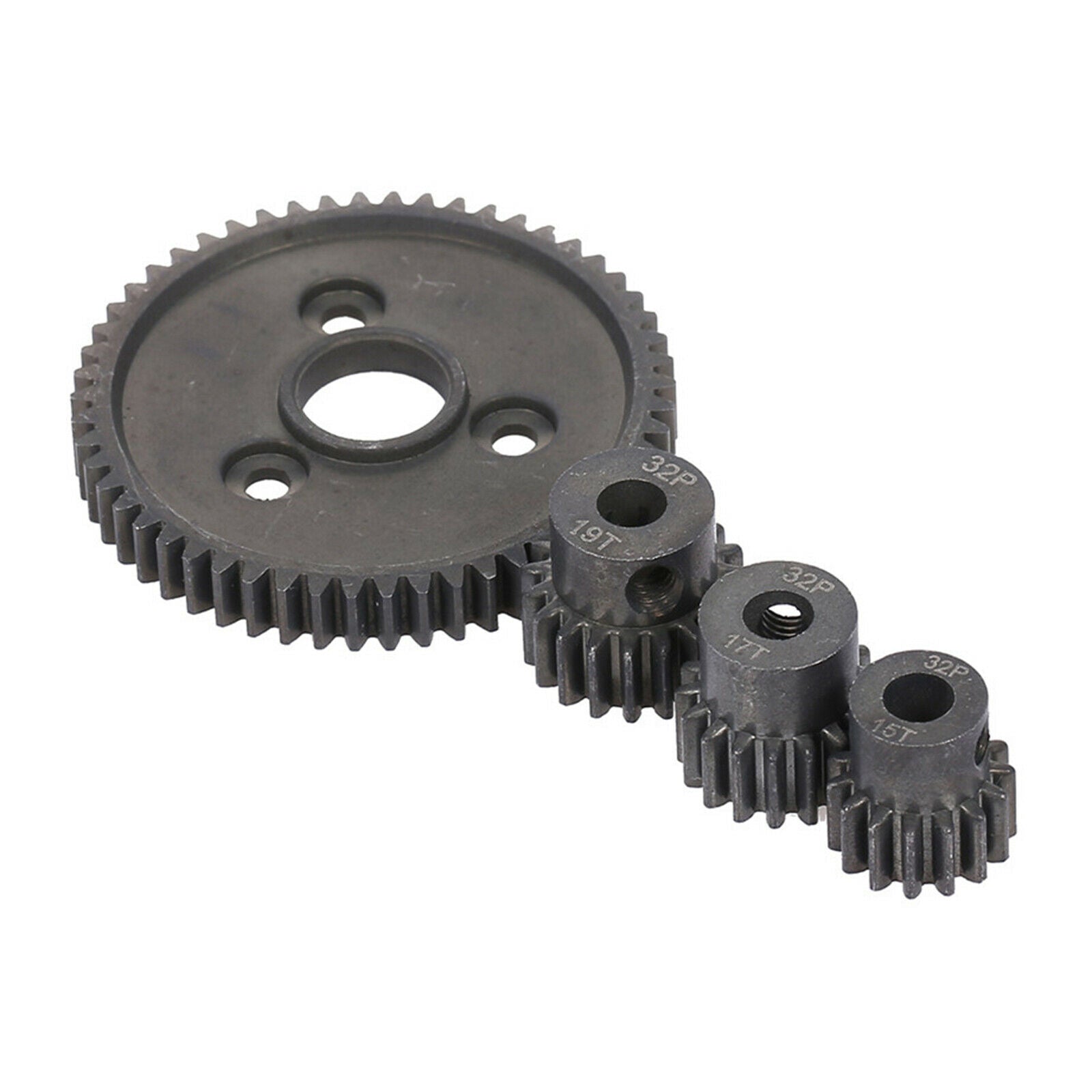 Hard Steel 54T 0.8 Spur Motor with Pinions Fit for Slash 4x4 1/10 Parts