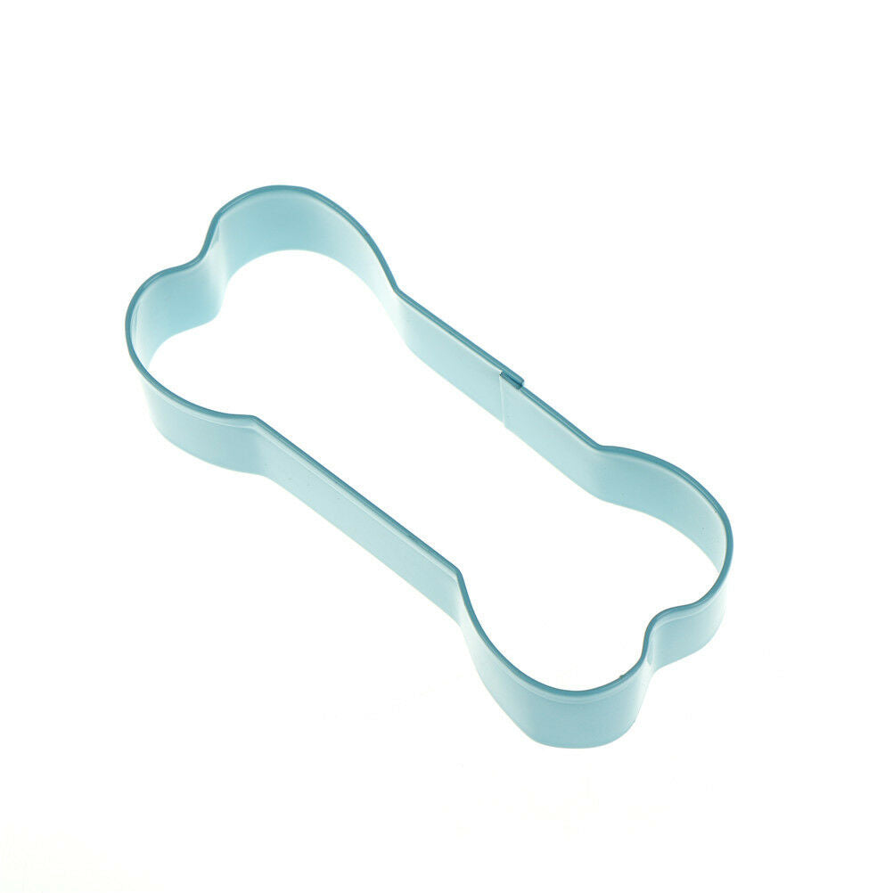 5pcs biscuit stainless steel baking colorful dog bone cutter fondant cook.l8