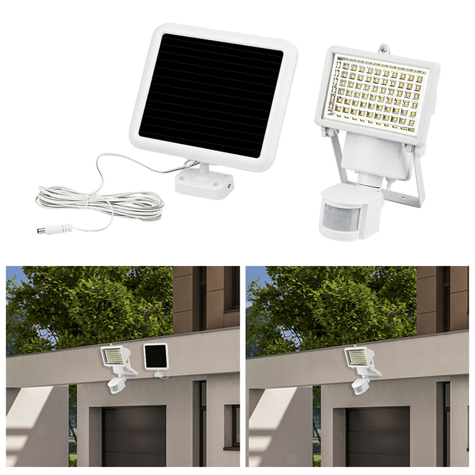 LED Solar Power Street Light Outdoor Garden Porch Wall Lights for Farmhouse