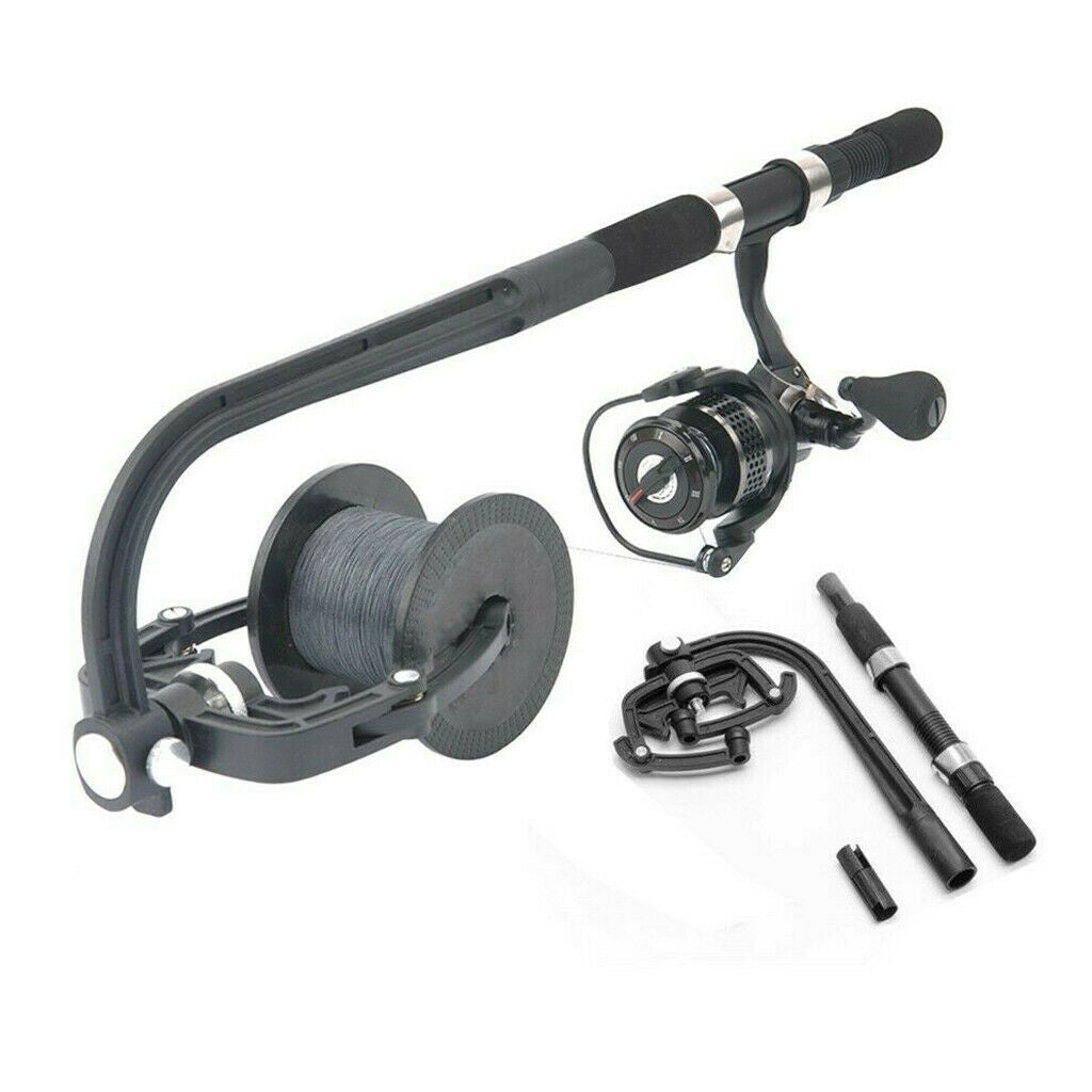 Fishing Reel Line Spooler System Machine Spooling Staion Line Winder Line Loader