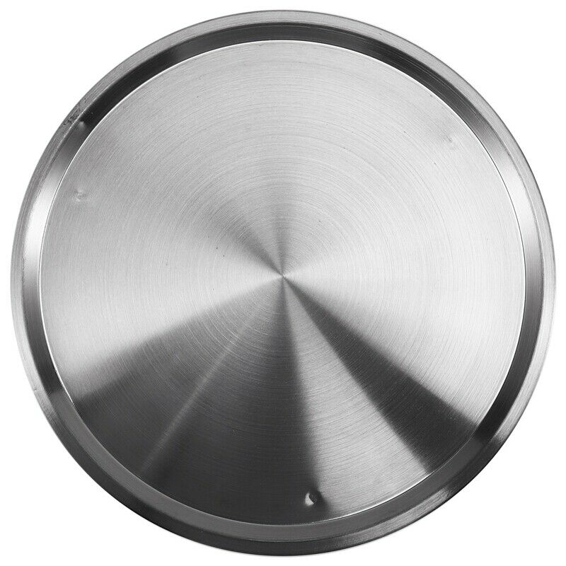 Spice Rack Stainless Steel Organizer Tray Turntable Rotating 2 Level Tabletop T8