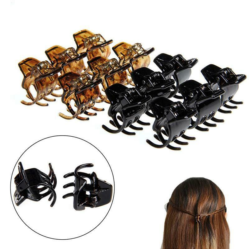 12 Pcs Girls Women Hair Accessory Styling Plastic Mini Clip Claw Clamp  New