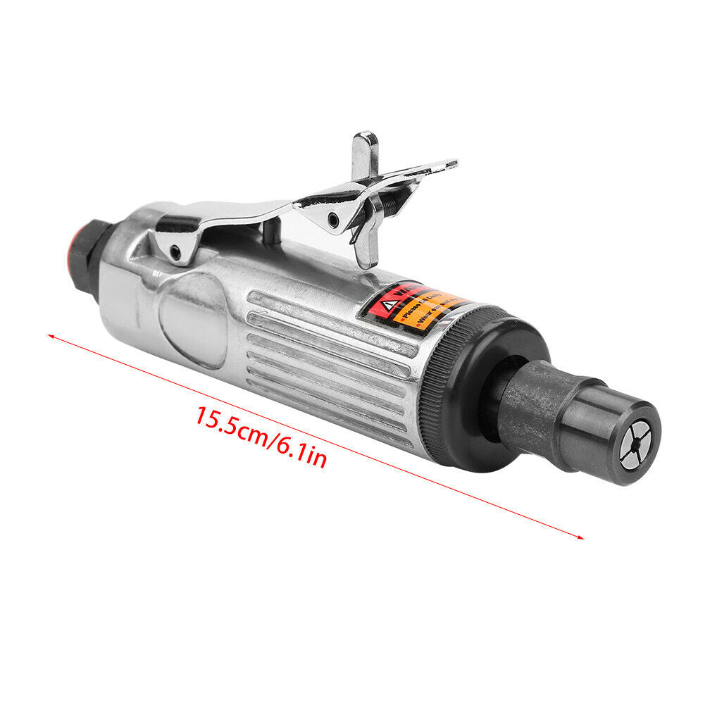 1/4" Pneumatic Die Grinder Air Angle Grinding Engraving Polisher Machine Tool