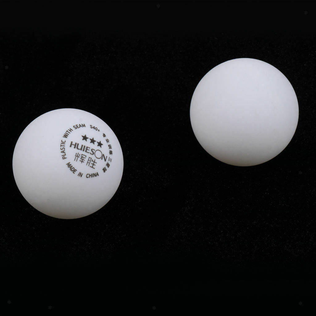 Prettyia   40+mm Table Tennis Balls  Pong Balls, Pack of 6, White
