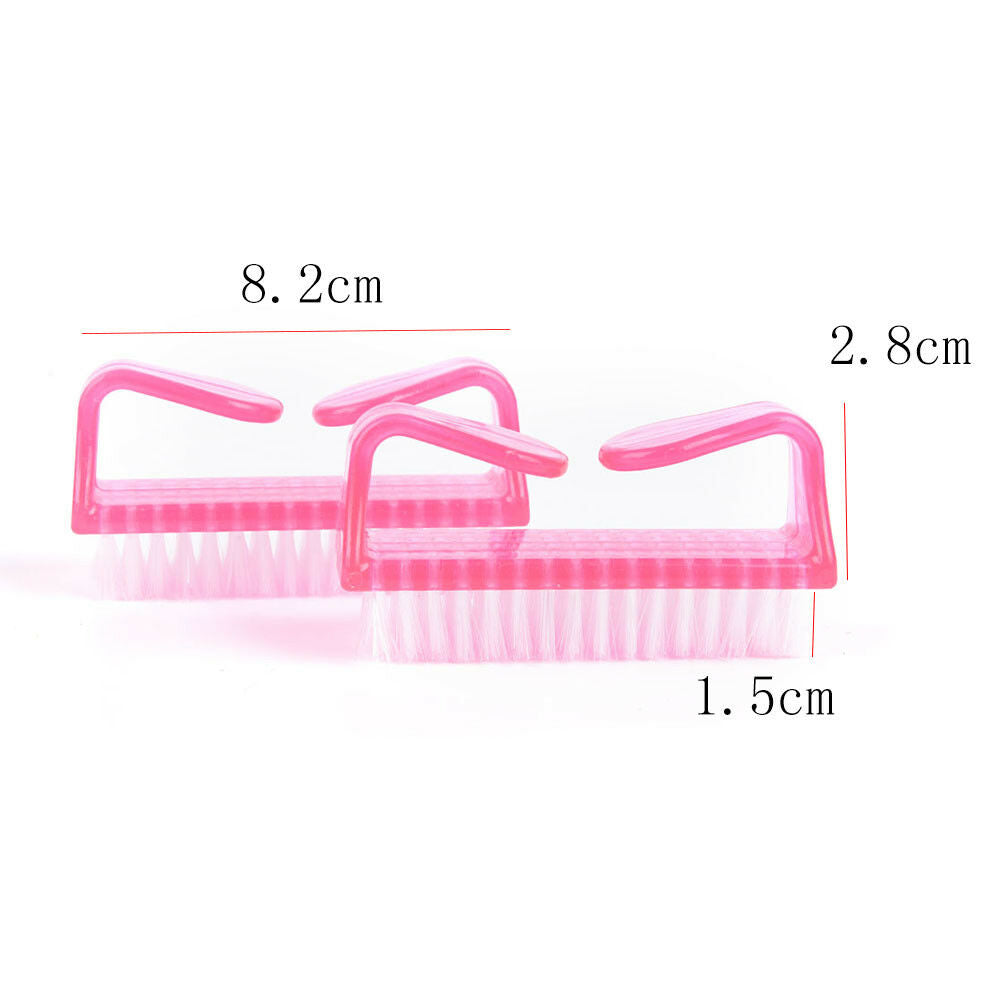1Pc Pro Acrylic Nail Clean Cleaning Brush Finger Nail Art Tools Kit GwY&KNM BU