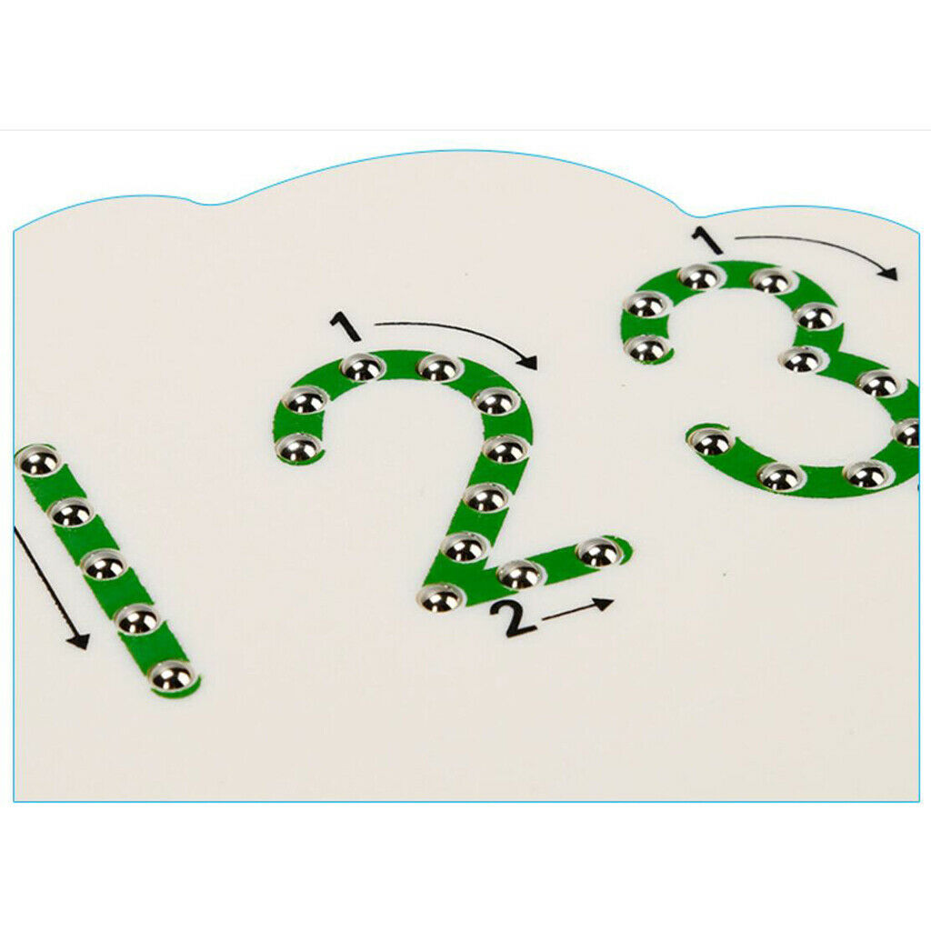 Magnetic Tracing Board with Pen Montessori 0-9 Writing Toys for Children