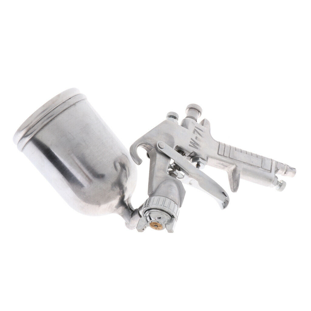 W-71 Pneumatic Air Spray Gun w/ Above Cup 1.5mm Nozzle 400cc Capacity