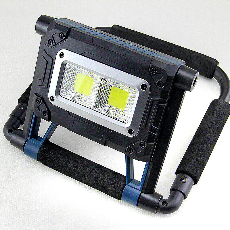 1x USB Rechargeable LED Work Light Outdoor Floodlight Emergency Lamp Waterproof