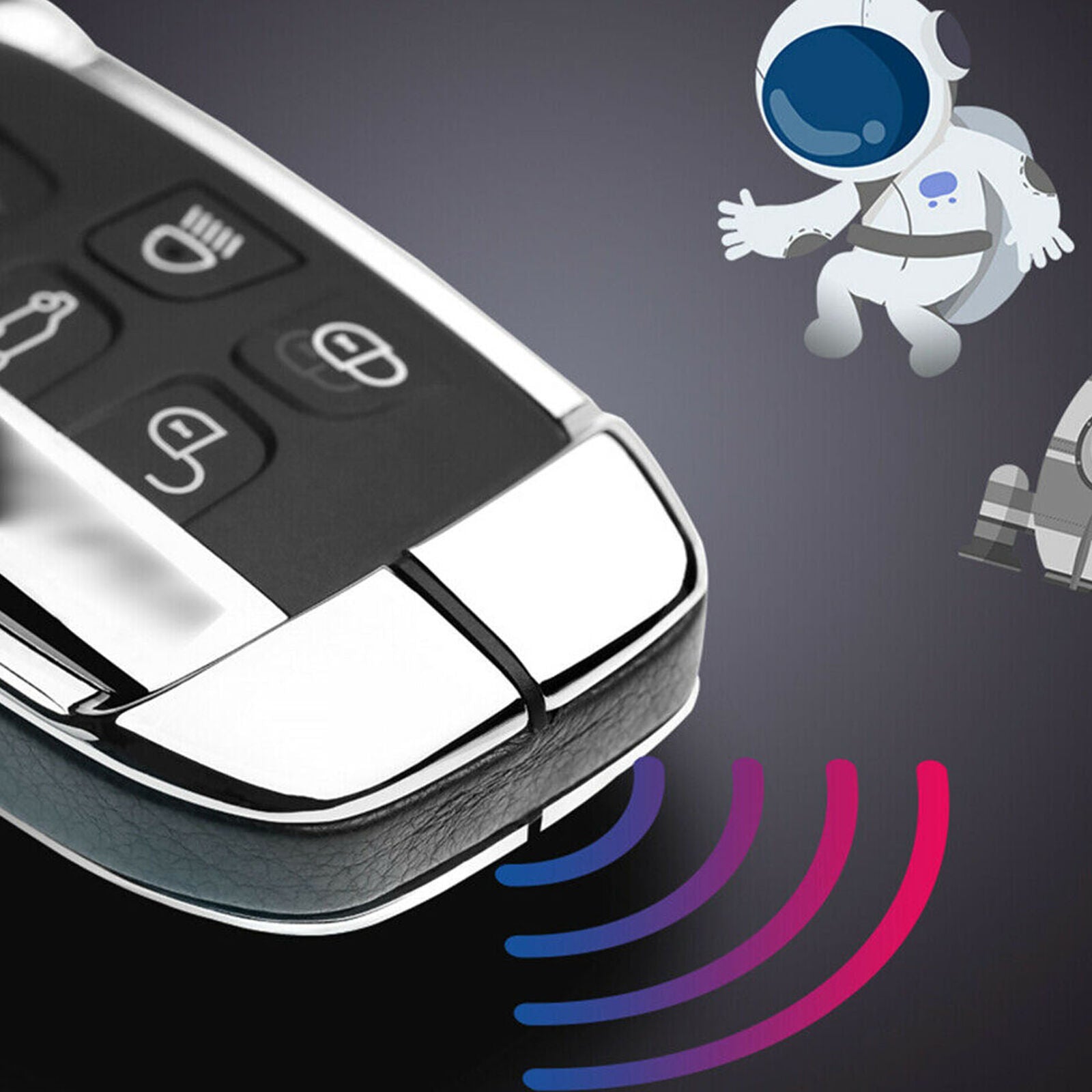 Zinc Alloy Key Fob Case Cover For Land Range Rover Evoque Discovery Remote key
