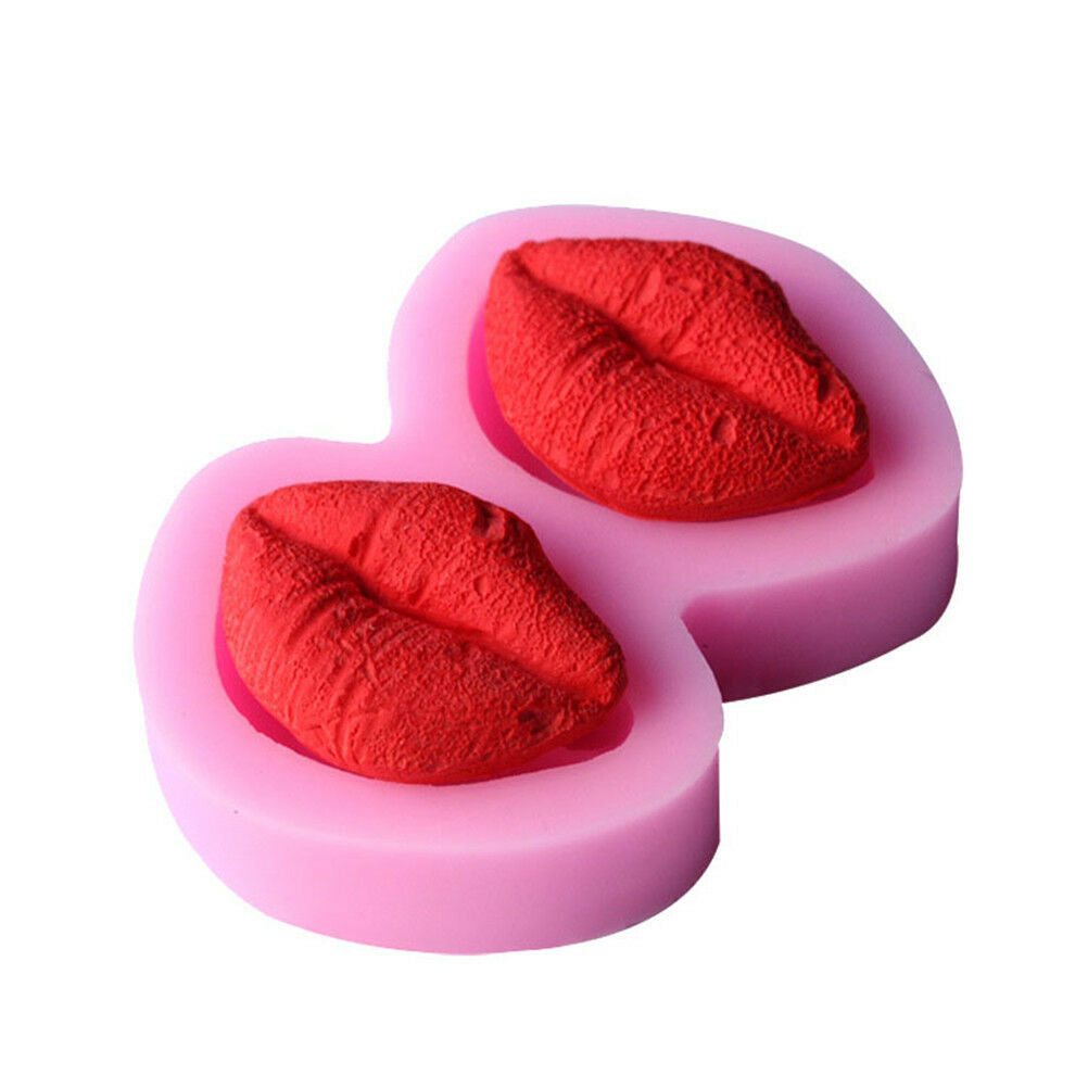 sexy lips silicone fondant cake decor mold chocolate baking sugarcraft too.l8
