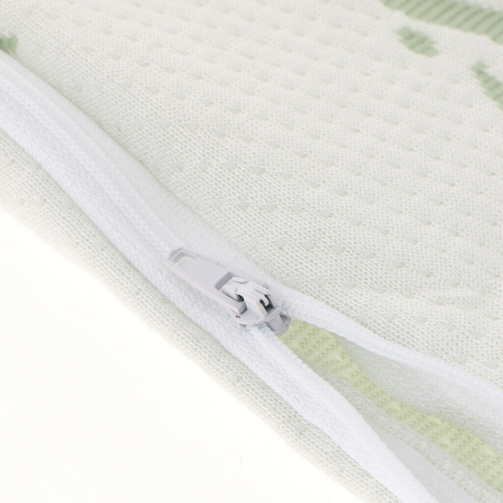 Bamboo Fiber Jacquard Pillow Cover Waterproof Zippered Pillow Case 50x70cm