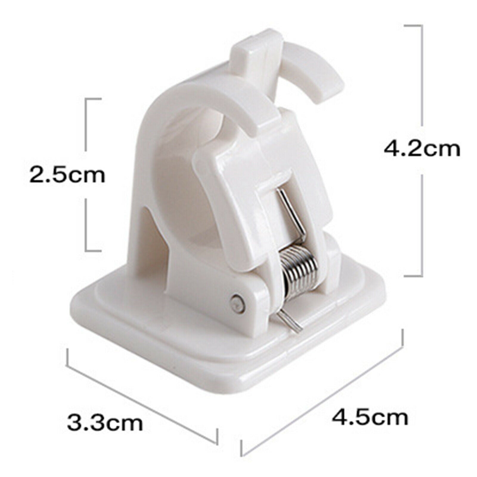 Adjustable Fishing Rod Holder Vertical Horizontal Adhesive Clamp Clips