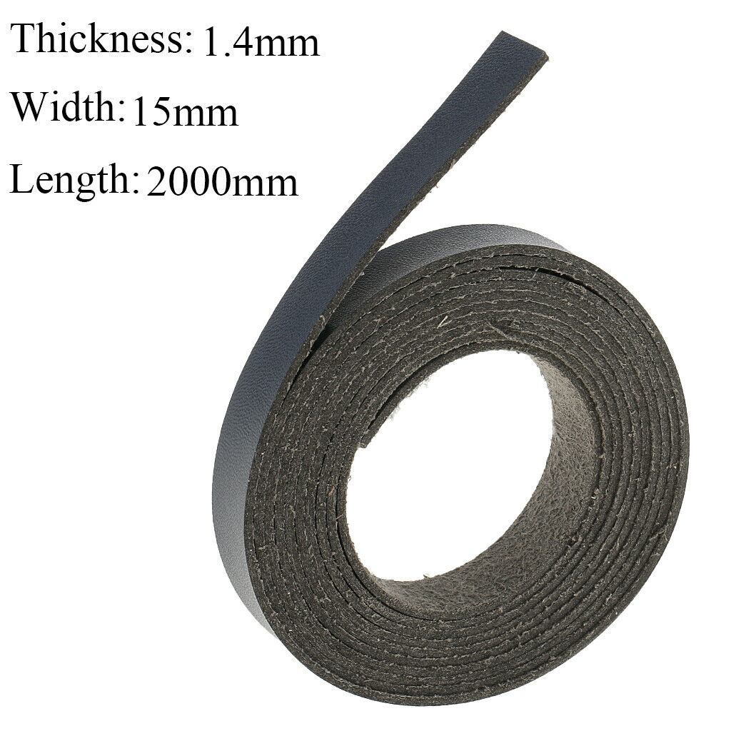 3pcs Assorted Pu Leather Strap Strips for DIY Leathercrafts Bag Handle DIY