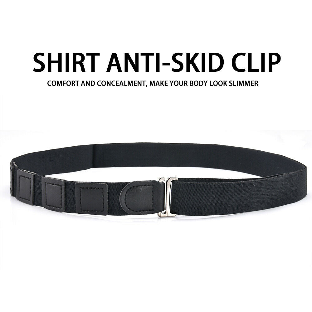 Adjustable Near Shirt-Stay Best Shirt Stays Tuck It Belt Shirt Tucked Men's Belt
