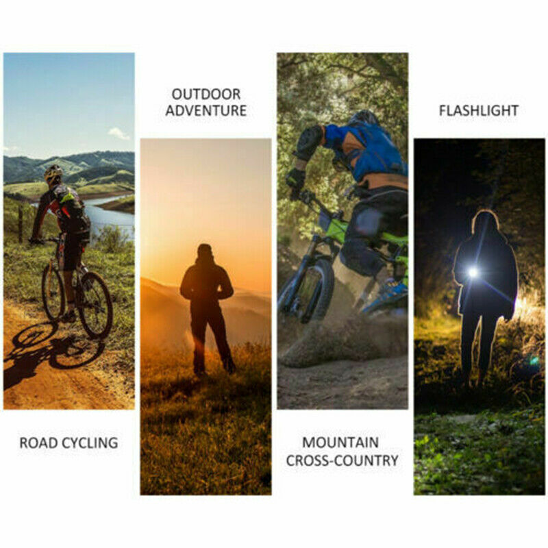 Bicycle Headlight Bike Warning Light Taillight LED Front Head Lamp Rear Lights