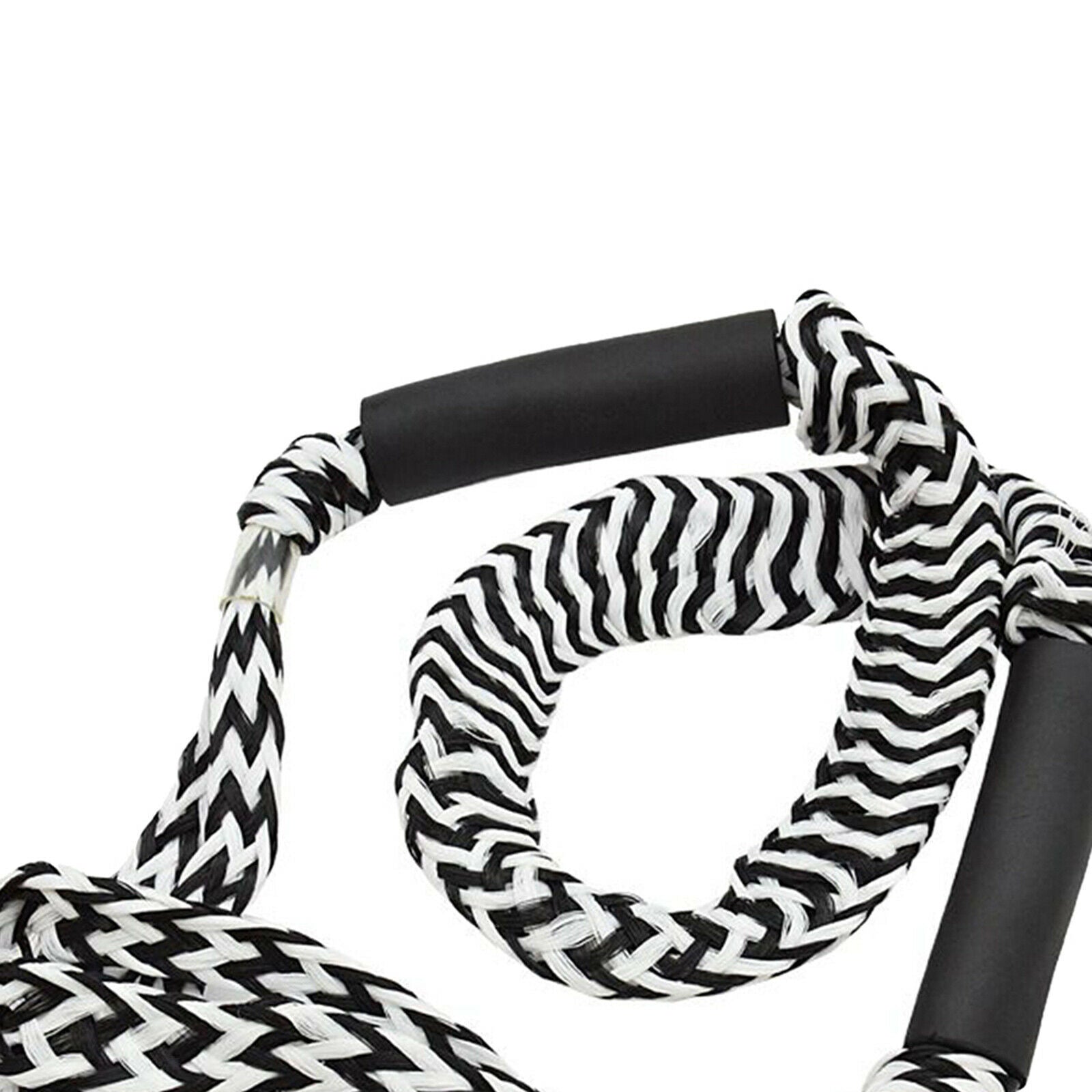 2X PWC Bungee Dock Line 4 ft Mooring Rope for Boat Jet Ski Docks Black_White