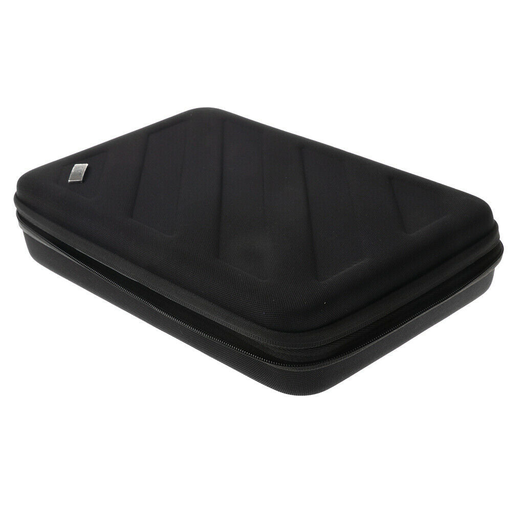 Two-way zipper Protective Nylon Storage Case Bag For Gopro Cameras L Black