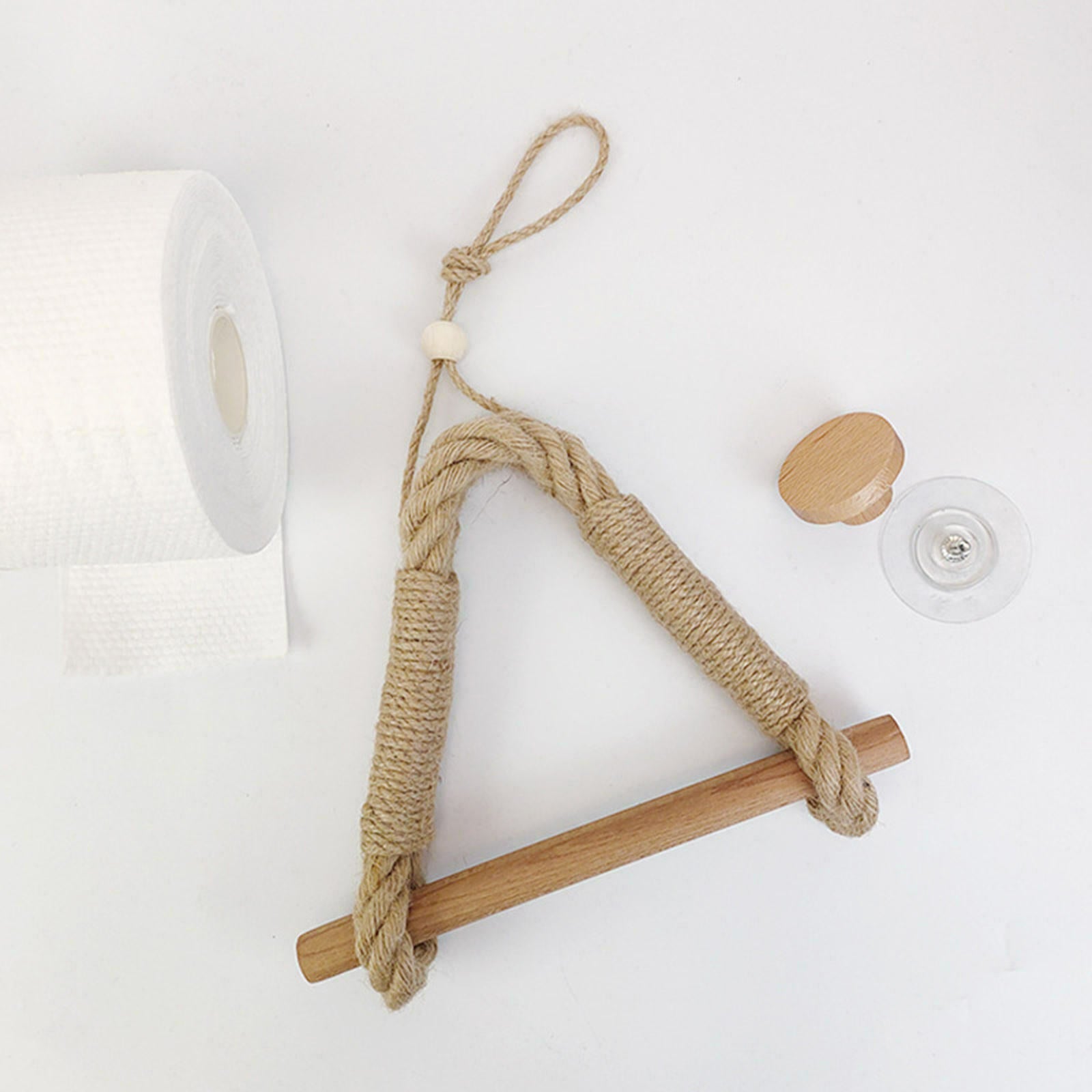 Toilet Rolled Paper Towel Holder Rack for Bathroom Supplies Bead Decoration