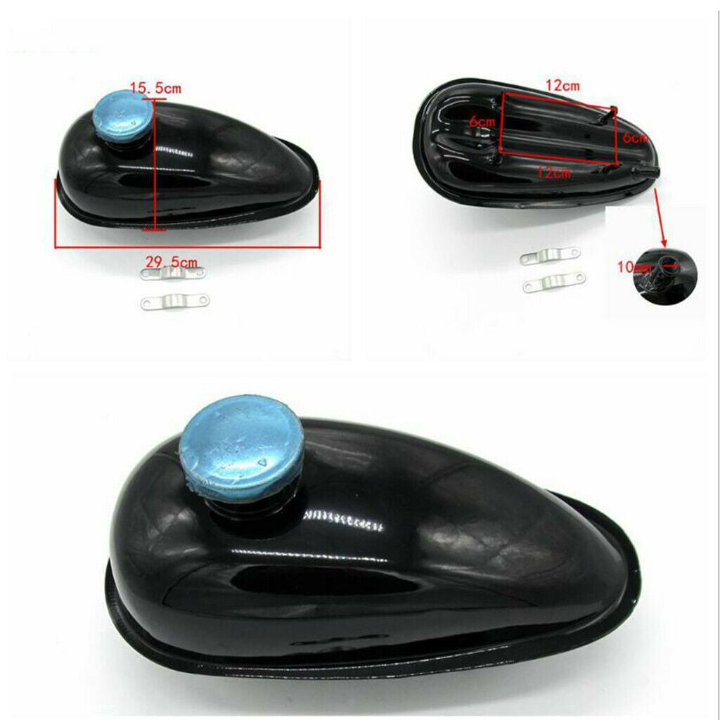 Motorized Bicycle 2L Fuel Gas Tank With Cap For Yamaha 49cc 66cc 80cc
